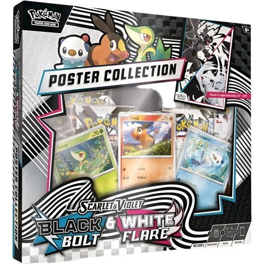 Black Bolt & White Flare - Unova Poster Collection