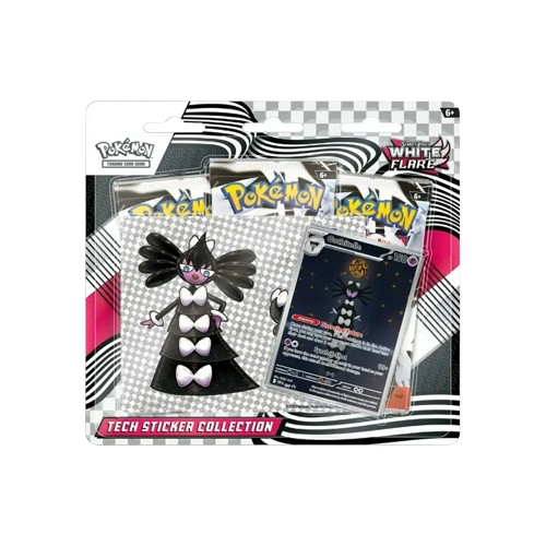 White Flare 3-Pack Tech Sticker Collection
