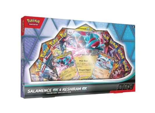 Salamence EX & Reshiram EX Premium Collection Box